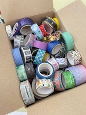 Job Lot Mixed Washi Tapes. Min 50 Tapes