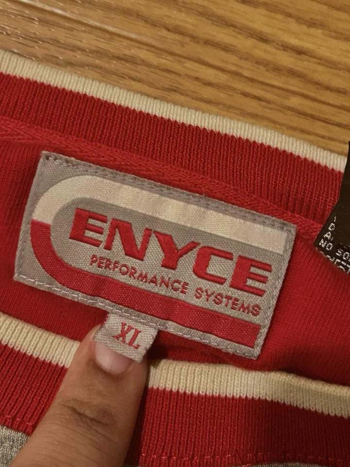 Camisa estilo automovilismo manga larga Enyce Performance Systems para hombre Foto 3 de 4