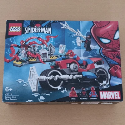 LEGO Marvel Spider-Man Bike Rescue 76113 mit Verpackung und Anleitung - Bild 1 von 3