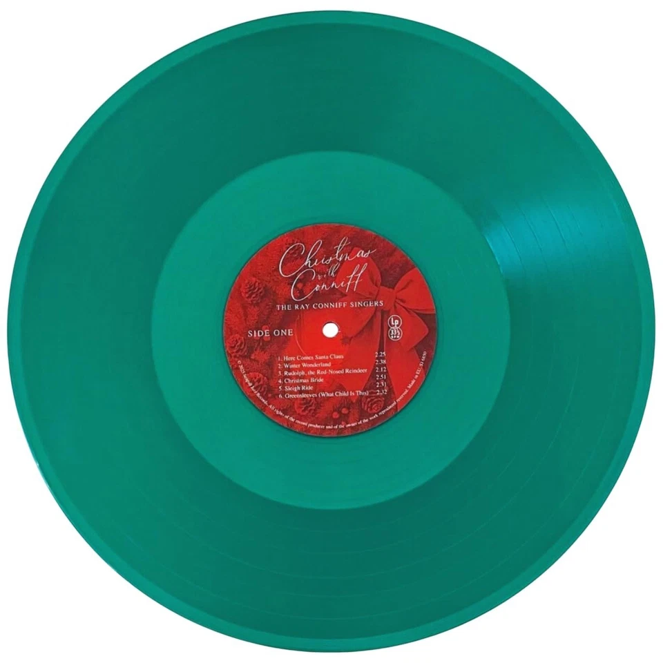 The Ray Conniff Singers – Christmas With Conniff LP 12" Green Vinyl Record - NEW - Image 3 of 4