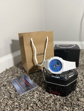 Casio G-Shock GA-2100WS-7AER White Blue Dial CasiOak Watch | Brand New
