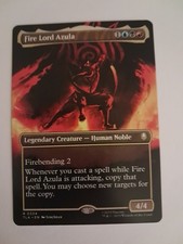 Fire Lord Azula Borderless Showcase NM Avatar MTG MAGIC THE GATHERING