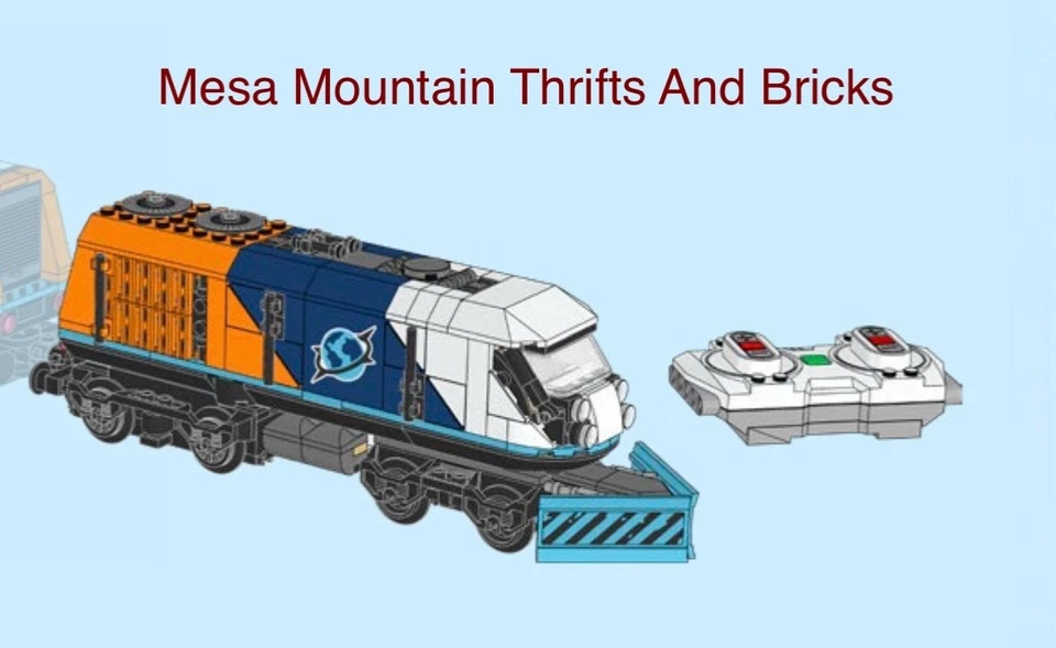 LEGO® City 60470 Arctic Explorer Train Locomotive Only Snowplow Diesel Train NEW - Image 2 of 4