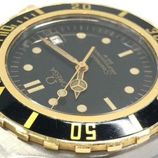 GERALD GENTA Omega Seamaster 200M PROFESIONAL Quartz Box Rare MEN'S WATCH Auth
