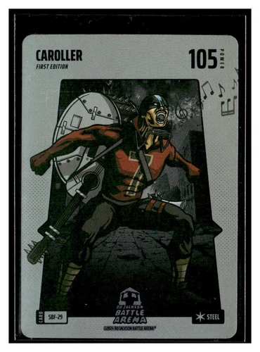 Bo Jackson Battle Arena Alpha #SBF-29 Caroller Corbin Caroll Silver Steel