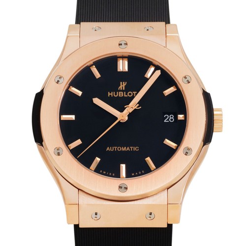 Hublot Classic Fusion 511.OX.1181.RX Gold 45.0mm Black Dial Au...