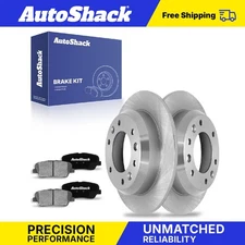 Rear Brake Rotors Ceramic Pads for Hyundai Entourage 2006-2012 Kia Sedona