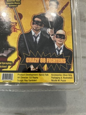 SEALED Kill Bill Figure Crazy 88 Fighter 2004 BLOOD SPRAYING
