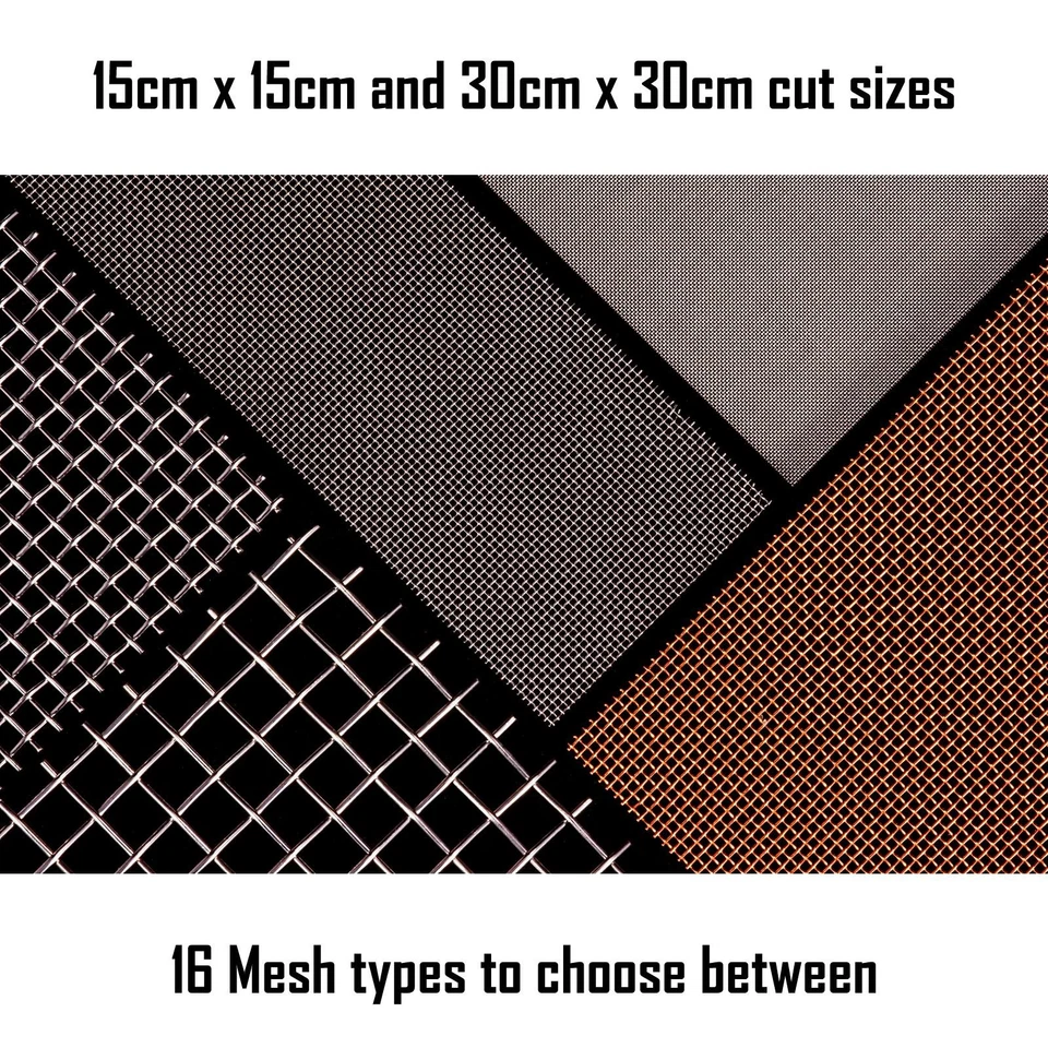 Inoxia Stainless Steel, Woven Wire Mesh Panel - Fine to Coarse Woven Screen