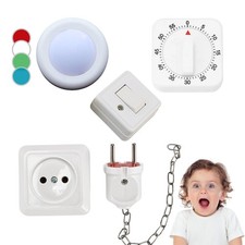 4 Pieses Busy Board DIY Accessories for Toddlers - Sensory Light Parts...