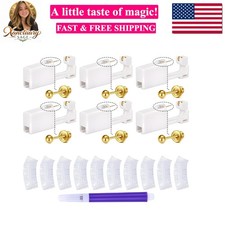 3 Pairs Ear Piercing Kit Gold Ear Piercing Gun Kit Disposable Self Piercing E...