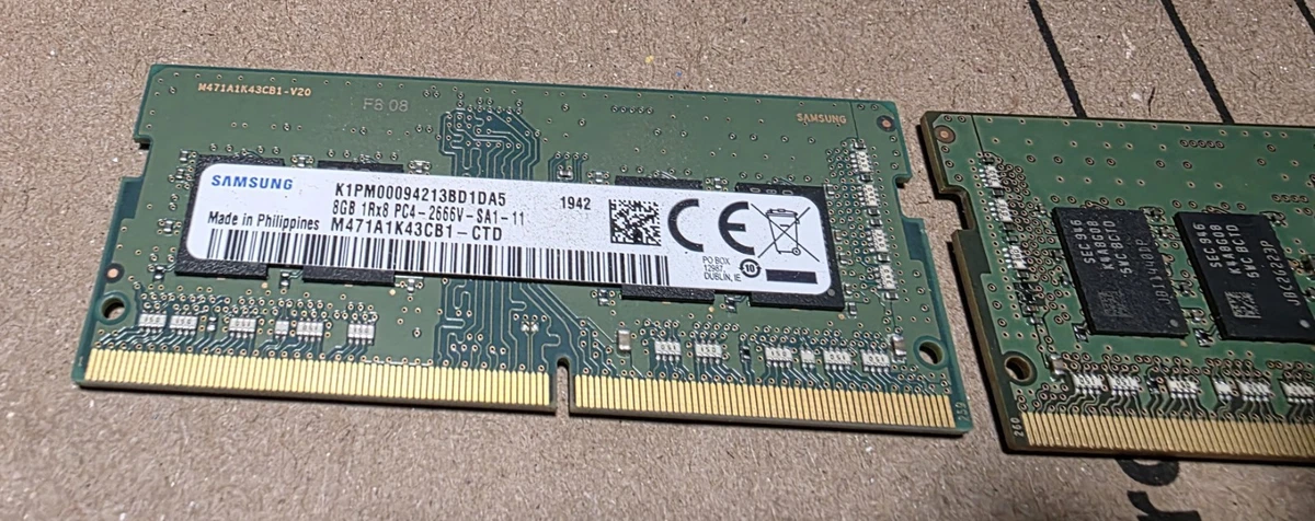 Samsung SO-DIMM Computer PC4-21300 (DDR4-2666) Bus Speed Memory