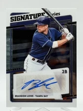 Brandon Lowe 2020 Panini Donruss Optic Signature Series Autograph #SS-BL Auto J3