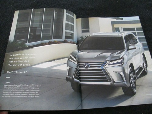 Lexus LX 2021 folleto LX570 y 21 LX equipamiento de lujo y deportivo catálogo de ventas de EE. UU. - Imagen 4 de 6