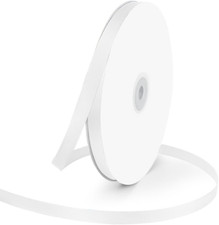 3/8" Wide X 100 Yards Single Face Polyester Satin Ribbon, Satin Ribbon for Craft