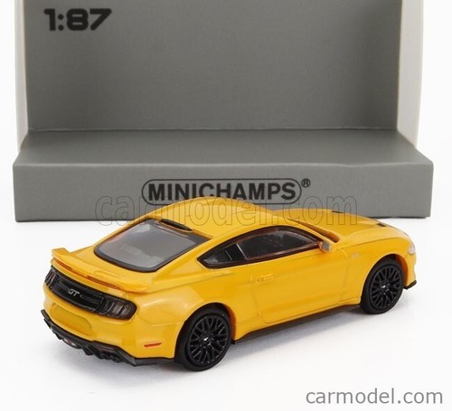 MINICHAMPS 087024 FORD MUSTANG (2018) O/Y - model is PLASTIC - HO or 1:87 scale - Picture 2 of 3