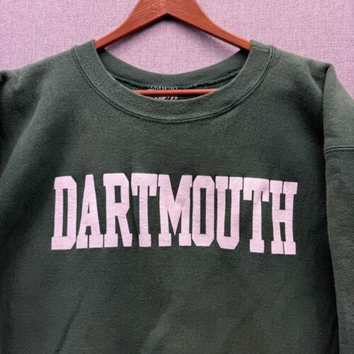 Felpa girocollo vintage Dartmouth Co-Op uomo 2XL tessuto rovesciato stile Ivy League - Foto 2 di 10