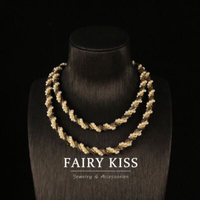 Vintage French Style Jewelry With Personalized Design Long Necklace