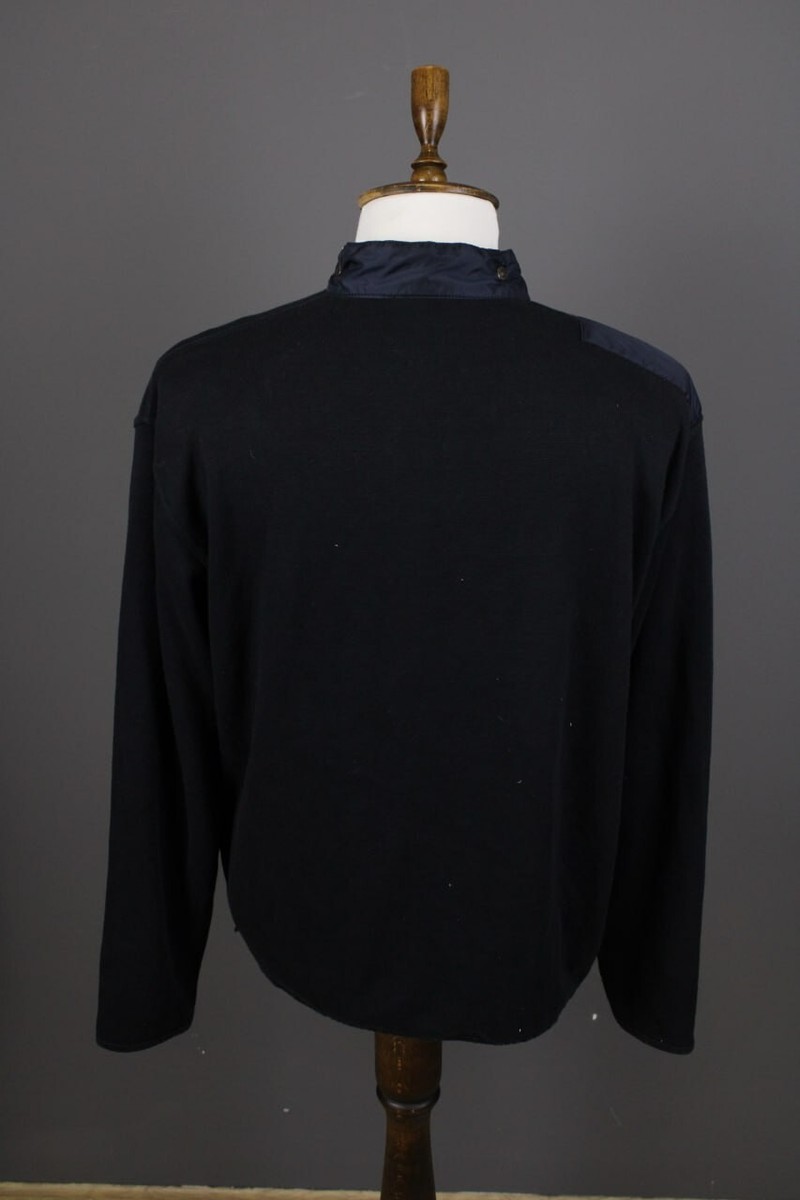 Adidas Vintage Black Full Zip High Neck Track Fleece Jacket