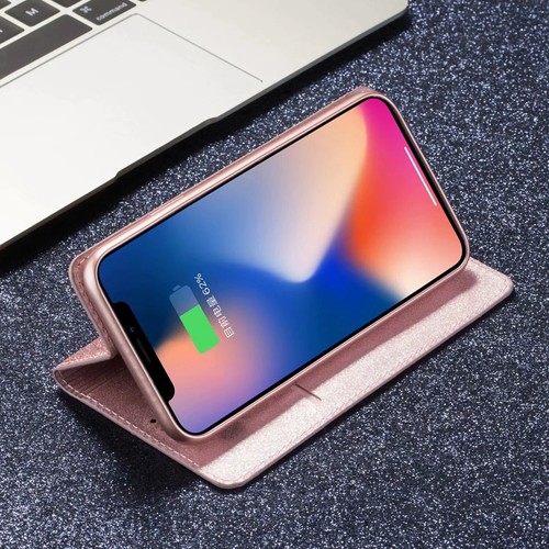 Glitter Flip Card Case Magnetic Stand Cover For Huawei P20 P30 Pro Lite P Smart+ - Picture 3 of 17