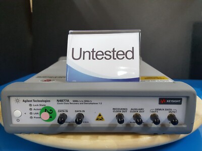 Agilent N4877A: Clock Data Recovery & Demultiplexer, W/opt. 232 Untested (0110)