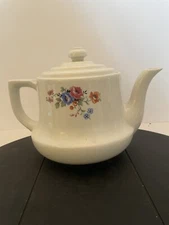 Vintage Enterprise Aluminum Co. Drip-O-Later Floral Pattern Coffee/ Tea Pot