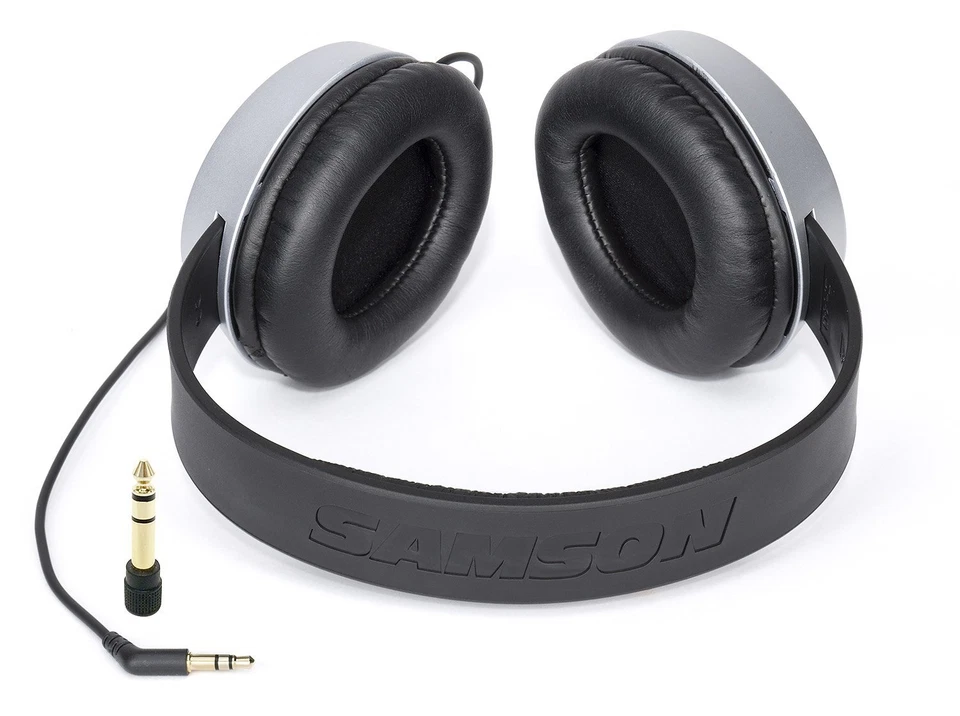 Samson SR550 Closed Black Over Ear Studio Headphones - Image 2 of 4