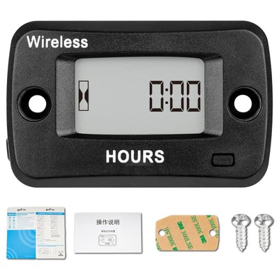 Jayron Digital Wireless Hour MeterVibrationsaktivierungProgrammierbare Wartun...