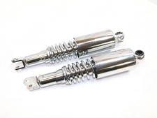 Honda CB CL 350 K chrome shock absorbers struts chrome rear shock pair