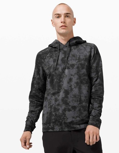 Felpa Lululemon uomo taglia small città pullover felpa con cappuccio grigio asfalto grafite - Foto 11 di 16