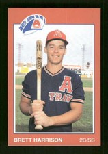 1988 Grand Slam Arkansas Travelers 13 Brett Harrison BXCP29