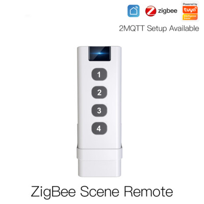 DIY Tuya Zigbee 4Keys Smart Szenen Schalter Batterie Auto Szenario Fernbedienung