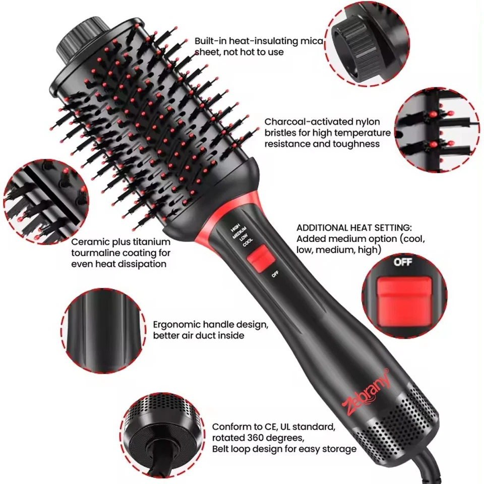 One-Step Blowout Styling Tool Heat - Blow out brush dryer - Volumizer Hair Dryer - Image 4 of 4