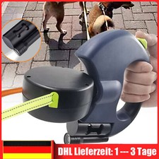 Dual Automatik Hundeleine Flexi Rollleine Gurtleine Doppelleine für 2 Hunde