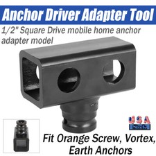 Ground/Earth/Utility/Eye/Mobile Home/Hurricane 1/2'' Anchor Driver Adapter Tool