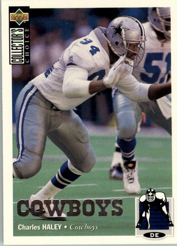 Charles Haley [Silver] #322 1994 Collector's Choice card