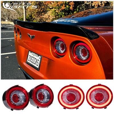 Gen 2 Morimoto XB LED Tail Lights for 2005-2013 C6 Corvette [Red Lens]