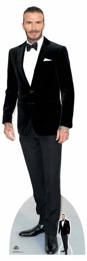 Beckham D Velvet Tuxedo Lifesize and FREE Mini Cardboard Cutout