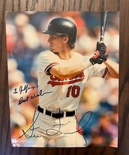Autographed signed Steve Finley 8*10 photo Baltimore Orioles 