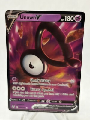 unown v pokemon card Unown V - 176/195 Full Art Ultra Rare main image 1