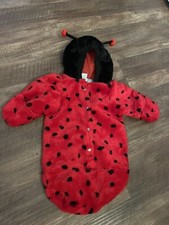 Baby Ladybug Halloween Costume - 0-9 Months hood sack plush warm