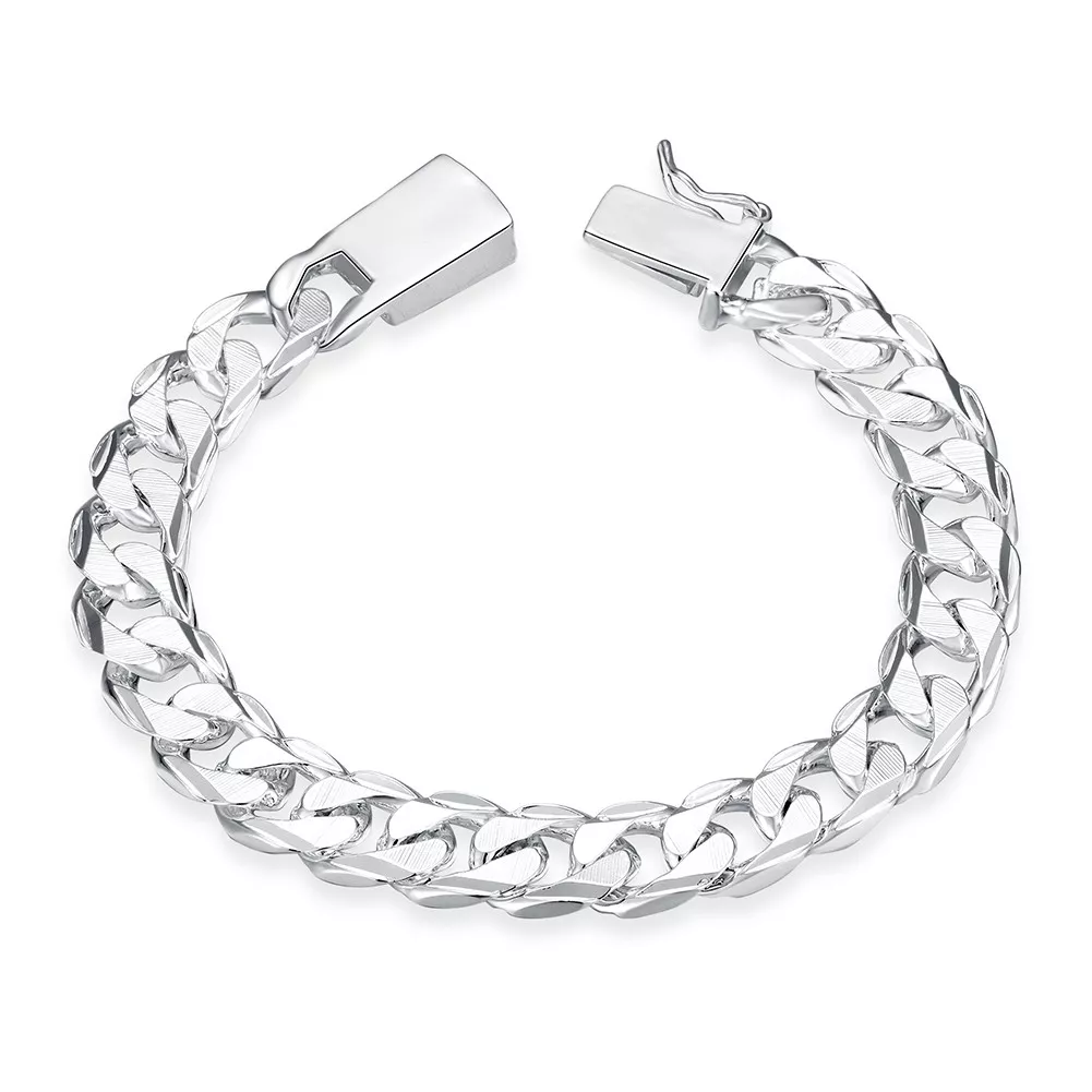Silver cheap plated bracelet
