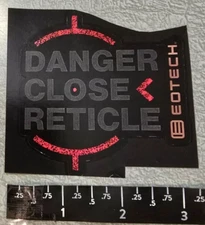 #2 of 5 - EOTECH Red Dot Sight Rifle AR Pistol Vinyl Sticker Decal SHOT Show