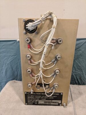 NAVAL AIR SYSTEMS REGULATOR VOLTAGE 62A85D46 RT200 6110-00-616-4300 115/200V