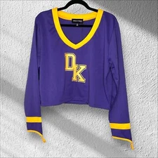 New DOLLSKILL TRICKZ  N’ TREATZ Cheerleading Top Size 3X NWT Emo Grunge Goth