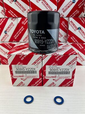 Maaaページ 2 NEW PAIR OF OIL FILTER 90915-YZZD1 FOR TOYOTA LEXUS WITH GASKETS