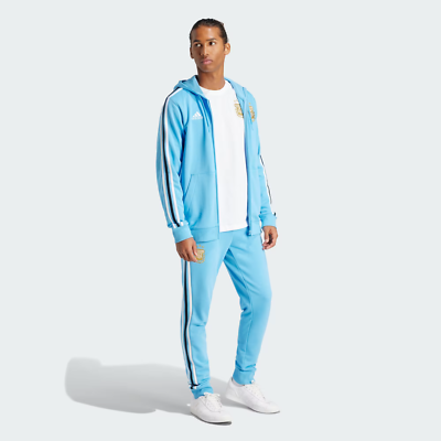 ARGENTINA NATIONAL TEAM DNA 3 STRIPS 24 HOODIE JACKET - ADIDAS