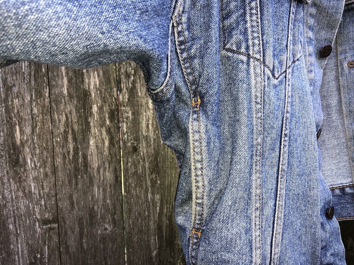 VINTAGE LEVIS DENIM TRUCKER JEAN JACKET 70598 4891 MEN'S
