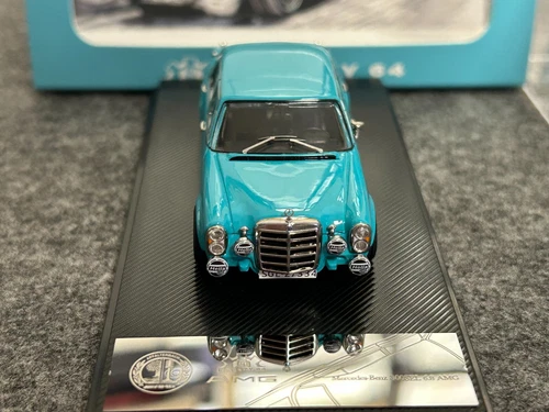 Liberty Maßstab 1:64 Mercedes-Benz 300 SEL blau Diecast Auto Modell Spielzeug Geschenk - Bild 5 von 9