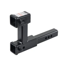 64131 Dual Hitch Extension 2 inch Towing Receivers Extends Adjustable Length ...